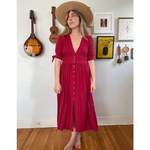 Free people love of my life midi dress